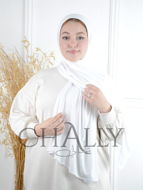 Lycra Coton Maxi - BLANC